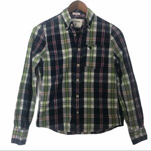 Abercrombie Medium Button Down Plaid Shirt